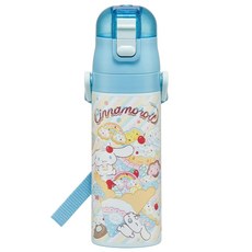 Skater 不鏽鋼直飲保溫水壺, 大耳狗 甜點, 1個, 470ml