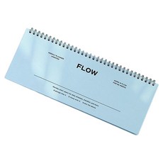 아이코닉 데스크 플로우 위클리 플래너, 02 소프트 블루, 1개