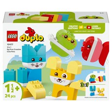 레고 듀플로 3in1 나의 첫 반려동물 10477, 혼합색상, 1개