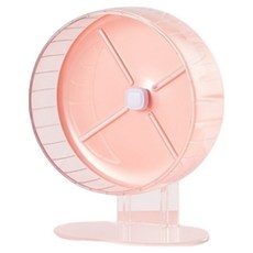 Lunabel 無噪音倉鼠立式滾輪 26cm, 1個, 粉紅色