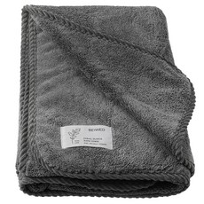 BEIWED 貝薇美學 珊瑚絨極柔浴巾, 雅灰色, 1個