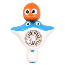 kidmate 孩子王 小丑魚魔鬼魚泡泡槍, 混和顏色, 1個