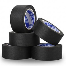 OON 마스킹 테이프 검은색 30mm, 5개