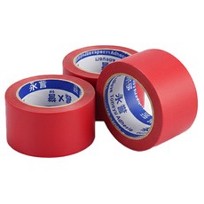 OON 마스킹 테이프 빨간색 50mm, 3개