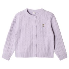 스파오키즈 아동용 코튼블렌드 쿠디 케이블 카디건