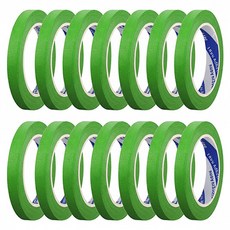 OON 마스킹 테이프 초록색 10mm, 14개