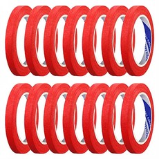 OON 마스킹 테이프 빨간색 10mm, 14개
