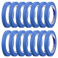 OON 마스킹 테이프 파란색 10mm, 14개