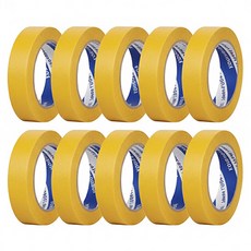 OON 마스킹 테이프 노란색 15mm, 10개