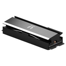 쓰리알시스템 빙하7 PLUS M.2 SSD 방열판, BLACK, 1개