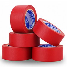 OON 마스킹 테이프 빨간색 30mm, 5개