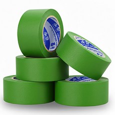 OON 마스킹 테이프 초록색 30mm, 5개