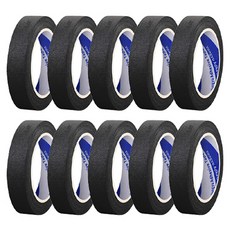 OON 마스킹 테이프 검은색 15mm, 10개