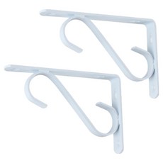 ZiO-BiZ 牆壁層架支架 140mm, 白色, 2個