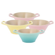 LE CREUSET 卡蘇萊上菜碗 雪紡粉 2入 + 愛麗舍 + 酷涼薄荷 套組, 雪紡粉, 愛麗舍, 酷涼薄荷, 1套