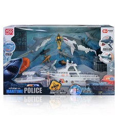 유원 해양경찰 놀이 세트, 혼합색상, 1개