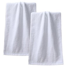 모던화이트 호텔감성 바스타월 100g 면사, 화이트, 2개