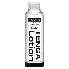 TENGA LOTION 新杯趣專用潤滑液 補充瓶 Light 輕盈黑, 1個, 170ml