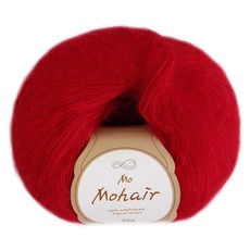 청송뜨개실 모모헤어 뜨개실, 1개, 10 로얄레드