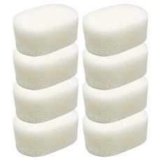 아루아 병솔 집게 리필 수세미 화이트, 8개