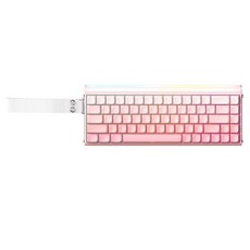 AULA 狼蛛 Hero68HE AURA 毒蜘蛛 8K 有線鍵盤 黑王, 粉紅色, 單一商品, 磁軸(磁鐵軸)