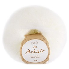 청송뜨개실 모모헤어 뜨개실, 1개, 01 아이보리