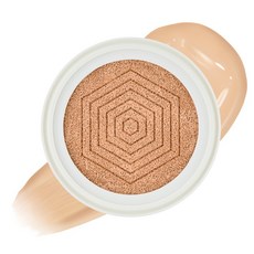 THE FACE SHOP 菲詩小舖 黃金膠原蛋白淡斑安瓶氣墊粉餅補充蕊, 203號 自然米色, 1個