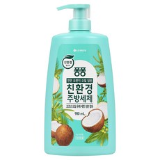 퐁퐁 친환경주방세제 용기형 코코넛, 1개, 980ml
