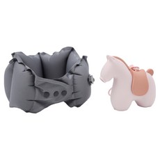 에버하우스 포니 키링 에어 쿠션 목베개, 핑크