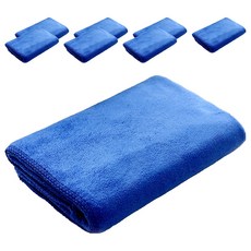 정일유통 부드러운 청소용 중후 타월 30 x 30 cm 300g 8p, 블루, 1개