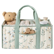 블룸홈 기저귀 정리함, 플로럴 그린, 1개