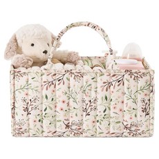 블룸홈 기저귀 정리함, 플로럴 로즈아이보리, 1개