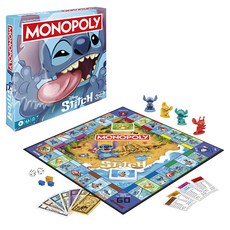 MONOPOLY 보드게임 모노폴리 스티치 G0388, 1개, 혼합색상
