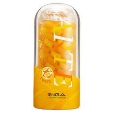 TENGA ARTE 織紋杯, 1個, TWEED 厚磅黃
