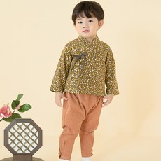 Iseolhanbok 20006 黃色Bongbong韓服套裝