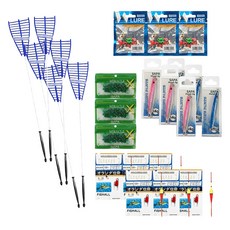 SAPA 冰魚 山鱒魚 多合一 釣魚 3件組, 隨機出貨