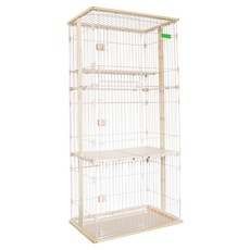 3baby 三個寶 4層 貓籠, 原木色, 1個