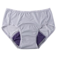 GoMoond 月亮褲 棉感日用中腰吸血內褲, 隱形灰