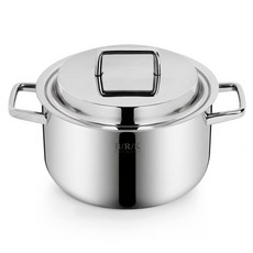 BRK Germany 電磁爐 Smart Pro 通體五層不鏽鋼雙耳鍋, 20cm, 銀色, 1個