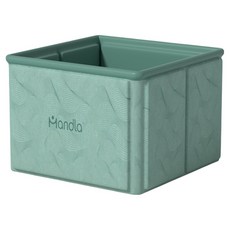 mandla 折疊方正浴桶, 風繡綠, 1個