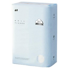 AllChallenge 4層天然紙漿衛生紙, 1個, 30捲, 30m