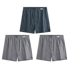 ONE BOY 冰感A級抗菌空氣感寬鬆四角內褲 3件組