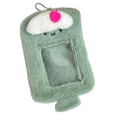 Soyoon Lab 小卡絨毛鑰匙圈 蜜瓜綠, 綠色, 單品