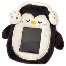 Soyoon Lab 小卡毛絨鑰匙圈 企鵝, 白色, 單品