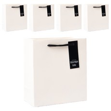 좋은기븐 루벨리아 쇼핑백, 크림, 5개