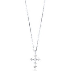 로이드 여성용 트윙클 크로스 14K 골드 목걸이 LNN25054G