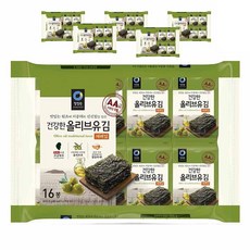 청정원 올리브유 재래김, 5g, 96개