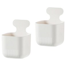 Haegang Corporation 冰箱磁吸置物架 小型, 2個, 白色