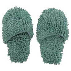 必需Plus 穿著除塵清潔拖鞋, 綠色, 1個