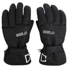 inslo 男士防寒滑雪板手套 雙手穿戴組 RIG-4376, 黑色